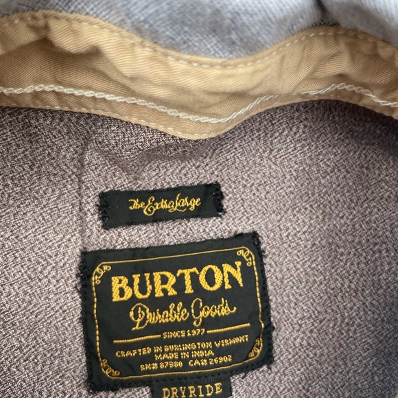 Burton button down shirt. - Picture 2 of 3